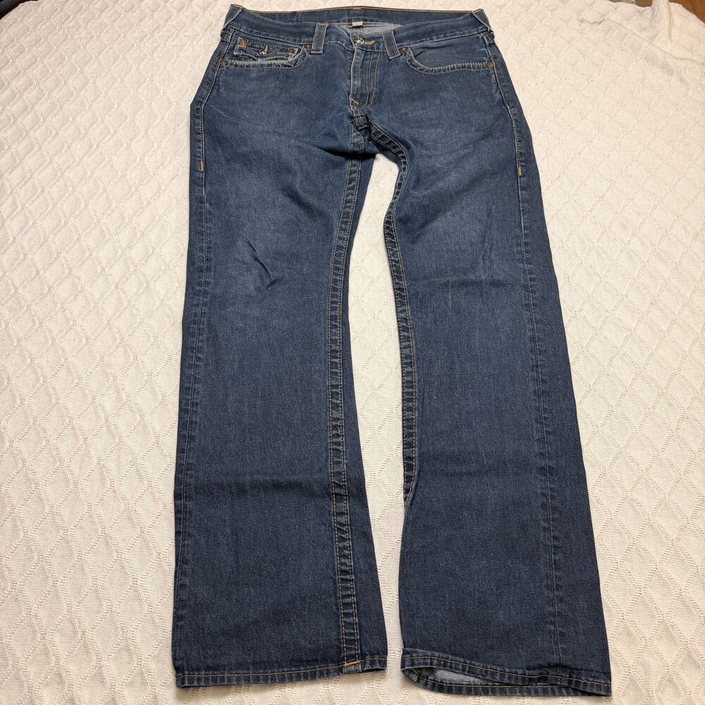 True Religion Jeans Size 33* True Religion Ricky Relaxed Straight Flap